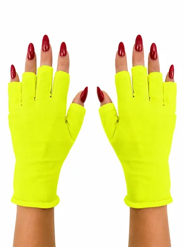 Vista 44 de ManiGlovz - Guantes de uñas originales con protección UPF 50+ UV Manicura de gel y guantes anti UV sin dedos para mujeres Se pueden utilizar