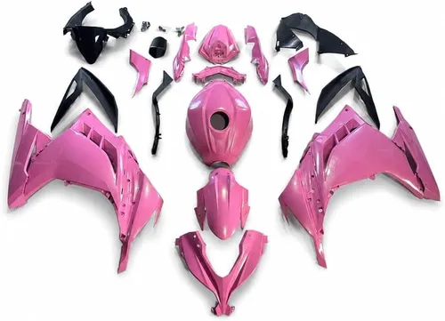 Vista 41 de US STOCK Pink Gray Chameleon Fairing Fit for Kawasaki Ninja 2013-2017 EX300 020 Pink Gray Chameleon