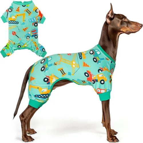 Vista 21 de KYEESE - Pijama de terciopelo para perros, con patrón de patos amarillos, ropa elástica y suave para cachorros y perros pequeños, mameluco cómodo