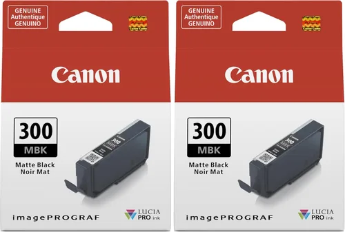 Vista 6 de Canon PFI-300 Depósito de tinta negra mate original, compatible con impresoras ImagePROGRAF PRO-300