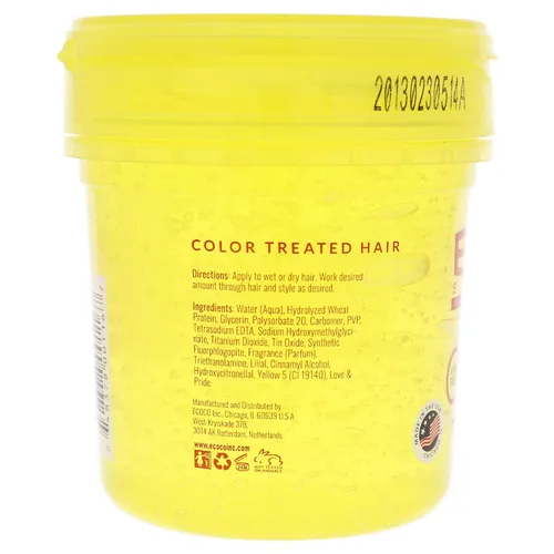 Vista 2 de Eco Style Gel para el cabello, cabello teñido, para todo tipo de cabello, protección UV, fórmula especial para cabello resaltado, controla y define