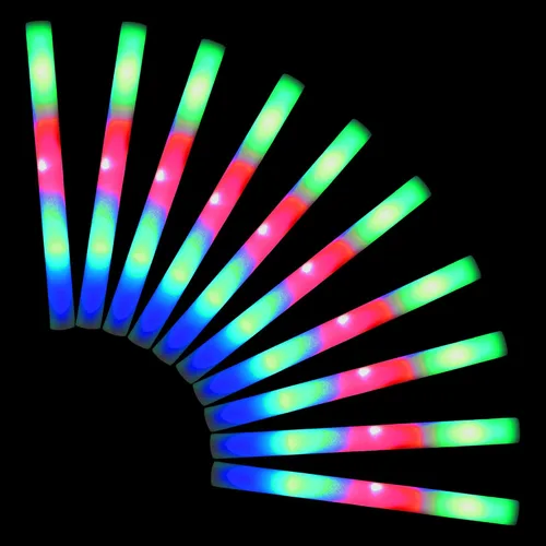 Vista 8 de Palos de luz de espuma Mr Party King 16" (20 piezas)