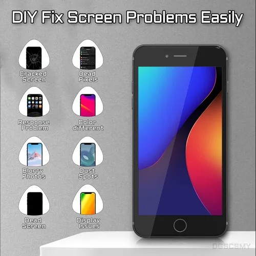 Vista 4 de Para iPhone 8 / SE 2ª generación de reemplazo de pantalla LCD negra para iPhone SE2 2020 3D Touch 4.7 "digitalizador montaje completo herramientas