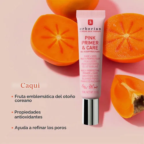 Vista 3 de Erborian Bálsamo de crema facial multifuncional Pink Primer & Care - Conjuntos de imprimación de maquillaje, minimización de poros, hidratación