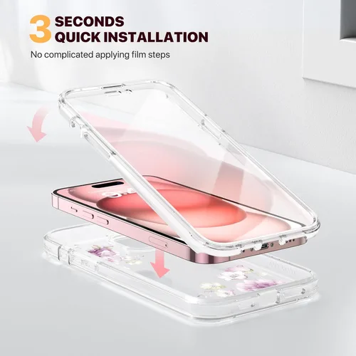 Vista 1028 de DIACLARA - Funda transparente compatible con iPhone XR 6.1 pulgadas 2018