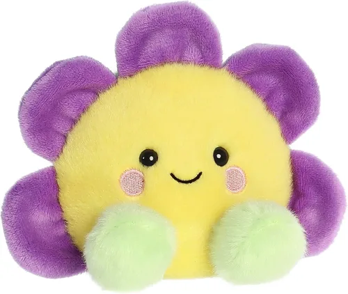 Vista 3 de Aurora Adorable Palm Pals Fallon Flower - Juego de bolsillo - Diversión coleccionable - Amarillo 5 pulgadas