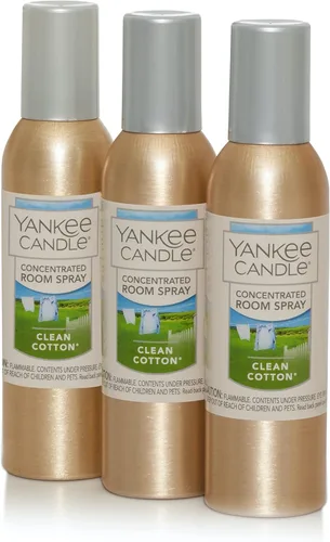 Vista 3 de Yankee Candle Ambientador Concentrado en Aerosol para Habitaciones, Eliminador de Olores para el Hogar, Baño, Canela Chispeante, 1.5 Oz