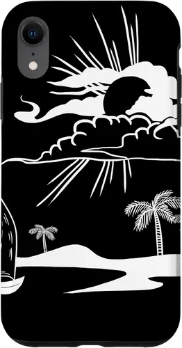 Vista 8 de Funda de regalo para iPhone 14 Beach Sunset Minimal Cool Tropical Summer Vacation