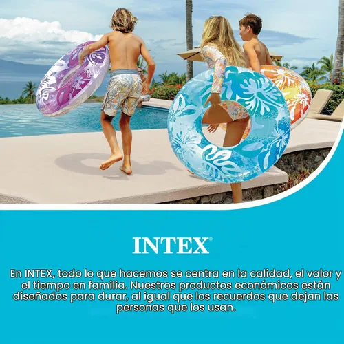 Vista 6 de Intex Tubo de color transparente #59251 - El color puede variar, paquete de 2
