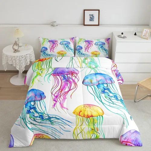 Vista 22 de Feelyou, juego de ropa de cama estilo vaquero tamaño individual para niños, juego de edredón occidental para niños y niñas, desierto del lejano
