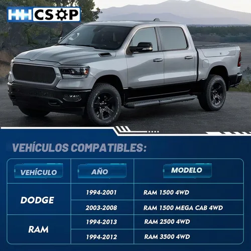 Vista 2 de Kit de nivelación frontal de 2 pulgadas, compatible con Dodge Ram 1500 4WD 1994-2001 Ram 2500 4WD 1994-2013 Ram 3500 4WD 1994-2012, kit de elevación
