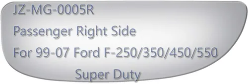 Vista 4 de JZSUPER - Espejo de remolque inferior para Ford F250 F350 F450 F550 Super Duty 99-07. Reemplazo para lado del conductor izquierdo LH convexo