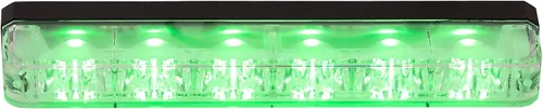 Vista 10 de Buyers Products 8892800 - Luz estroboscópica LED ultra brillante de perfil estrecho de 5 pulgadas, ámbar, 6 LED con intermitente síncrono y alterno