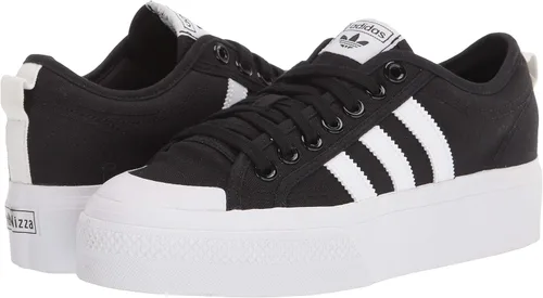 Vista 10 de adidas Originals Nizza - Tenis de plataforma para mujer, Blanco