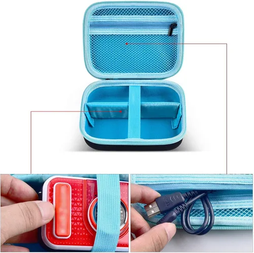 Vista 3 de Funda para cámara infantil para VTech KidiZoom Creator Cam HD Video Camera / para cámaras KODAK Printomatic de impresión instantánea digital