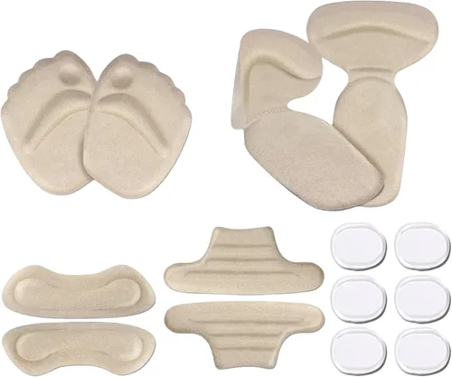 Vista 6 de Almohadillas de tacón alto, agarres de talón, inserciones de talón, cojín de tacón alto en el antepié, plantillas de tacón alto para prevención