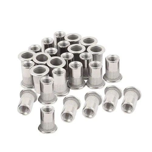Vista 5 de 30 piezas tuercas de remache de acero inoxidable 1/4"-20 Nutsert inserto de remache roscado Rivnuts 1/4-20UNC