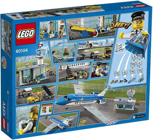 Vista 3 de Juego de construcción creativa LEGO City 60104 Terminal de pasajeros del aeropuerto