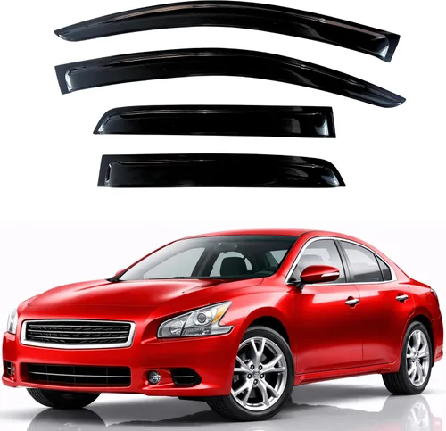 Vista 164 de KPY Moldura deflectora de viento con protección contra la lluvia compatible con Mazda CX-3 2016-2021 (CX3), 4 unidades, para ventana lateral