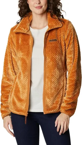Vista 41 de Columbia - Chaqueta de sherpa Fire Side II con cremallera completa para mujer Alpenglow