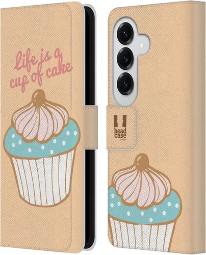 Vista 75 de Head Case Designs Assortment Cupcakes Happiness Leather Wallet Case Compatible with Samsung Galaxy A07 4G Surtido