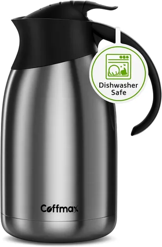 Vista 9 de Jarra de café para mantener el café caliente, jarra térmica aislada al vacío de 68 onzas por Coffmax