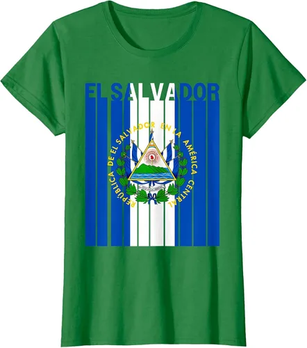 Vista 34 de Camiseta con la bandera de El Salvador