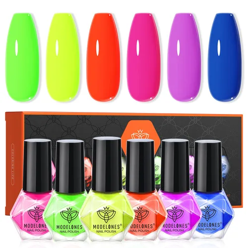 Vista 11 de modelones Esmalte de uñas, capa base 3 en uno, 0.5 onzas líquidas, fortalecedor de uñas transparente, secado rápido, larga duración, brillo