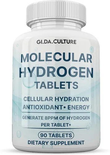 Vista 7 de Tabletas de agua de hidrógeno molecular (8 ppm) Magnesio, Ácido málico y L-Tartárico Suplemento de hidratación y antioxidante Apoyo energético