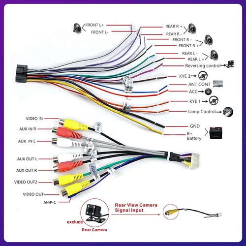 Vista 9 de Android doble DIN 10 pulgadas pantalla táctil Bluetooth coche estéreo con navegación GPS, Bluetooth y radio FM cámara de respaldo, Steeling Wheel