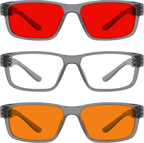 Vista 371 de Eyekepper Gafas de luz azul para hombre y mujer, paquete de 6 lentes Pilot Paquete de 6 color mezclado