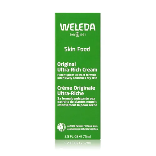 Vista 3 de Weleda Skin Food Dúo hidratante, 2.5 onzas líquidas de alimentos para la piel, crema corporal original, alimento para la piel, 0.27 onzas líquidas