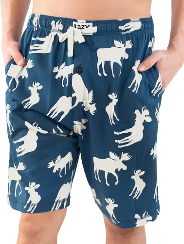 Vista 145 de Lazy One - Pantalones cortos de pijama para hombre, ropa de dormir