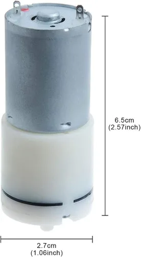 Vista 4 de Saim DC 12V Mini motor de bomba de aire para tanque de acuario oxígeno circular 2 PC