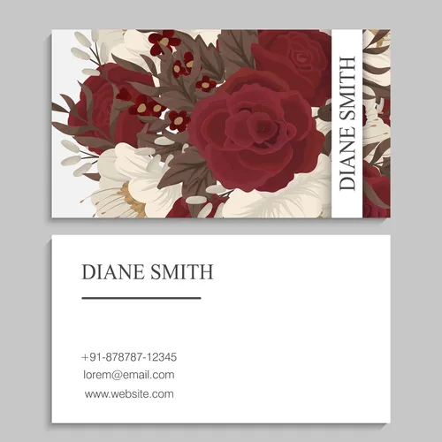 Vista 7 de Tarjetas de visita personalizadas: impresión de tarjetas de identificación profesional personalizada adecuada para mujeres (estilo 3)