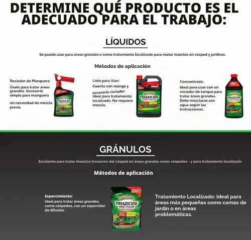Vista 7 de Insecticida en gránulos Spectracide Triazicide; funciona con la primera aplicación, paquete de 4