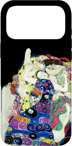 Vista 22 de Gustav Klimt The Maiden Painting Funda para iPhone 17