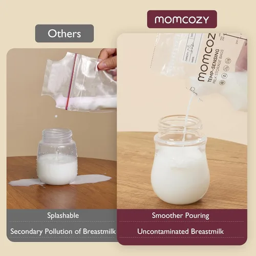 Vista 7 de Momcozy Calentador de biberones Retain Nutrients, calentador de biberones 9 en 1 con luz nocturna y bolsa de almacenamiento de leche materna Momcozy