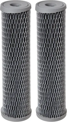 Vista 5 de Pentair Pentek NCP-10 Filtro de agua de carbono, 10 pulgadas, cartucho de filtro plisado impregnado de carbono sin celulosa, 10 x 2.5 pulgadas, 10