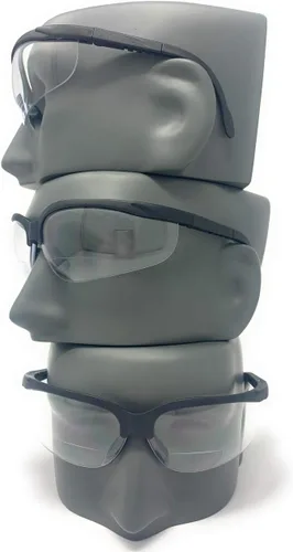 Vista 5 de The Jack Of All Trades - Gafas de lectura bifocales de seguridad, lectores bifocales, patilla ajustable, ANSI Z87.1