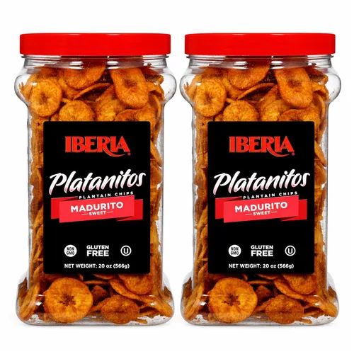 Vista 9 de Iberia Saladito - Plátanos fritos ligeramente salados, 20 onzas