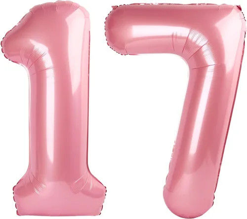 Vista 395 de Globos con números de 40 pulgadas, color negro, para decoraciones de cumpleaños de 10 a 100 años Jumbo 40In & Vibrant Color, With Hanging Holes