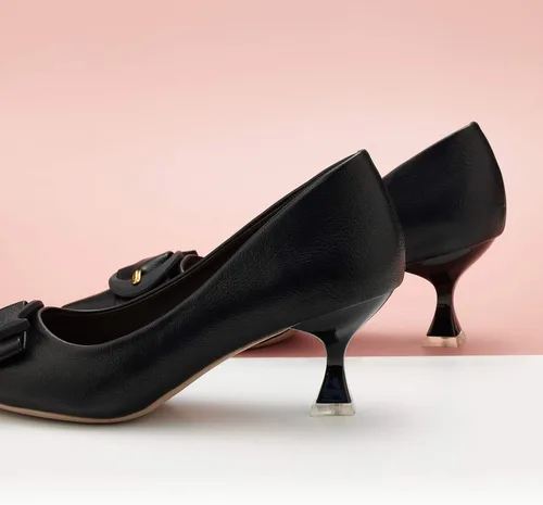 Vista 4 de C.Paravano Zapatos de tacón bajo para mujer Zapatos de tacón bajo para mujer Zapatos de tacón de diseñador para mujer Tacones de gatito