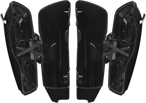 Vista 8 de TCT-MOTORPARTS Alforjas rígidas extendidas de 5 pulgadas x 7 pulgadas para bocinas Harley 2014-2024 Touring Road King, Road Glide, Street Glide