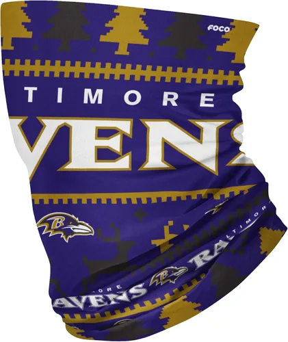 Vista 109 de FOCO NFL unisex-adult Nfl Team Logo Neck Gaiter Multiuse Mini impresión del color del equipo.
