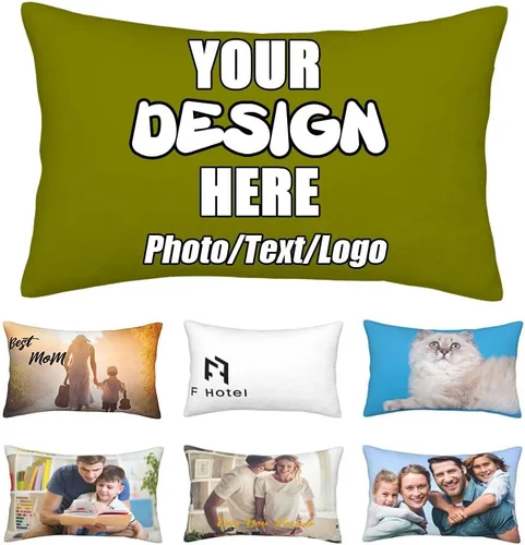 Vista 36 de Funda de almohada decorativa personalizada con foto de pareja, funda de cojín decorativo personalizada, fundas de almohada personalizadas