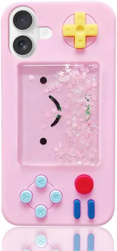 Vista 14 de UnnFiko - Funda Squishy 3D estilo dibujos animados compatible con iPhone 6 / iPhone 6s, diseño de estrellas líquidas creativas, divertida, blanda