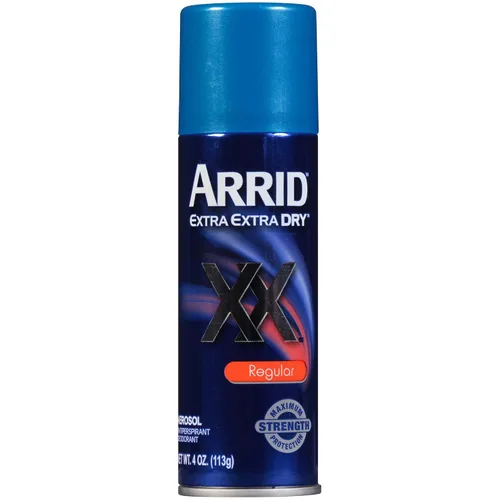Vista 10 de Arrid XX Extra Extra Dry desodorante antitranspirante en aerosol, Regular 4 onzas.