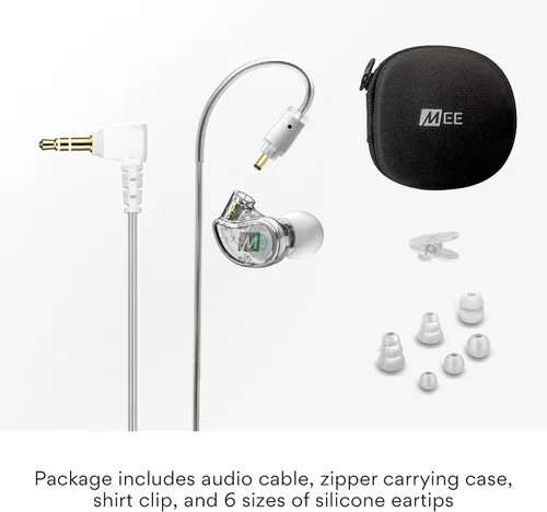 Vista 10 de MEE Audio Auricular M6 de un solo lado, lado derecho, cable de 15 pulgadas