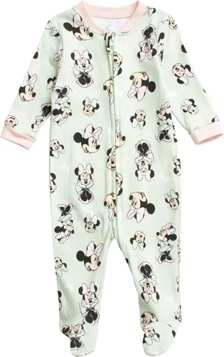 Vista 5 de Disney Mameluco de Minnie Mouse para bebé niña paquete de 2 mamelucos con pies 0-9 meses
